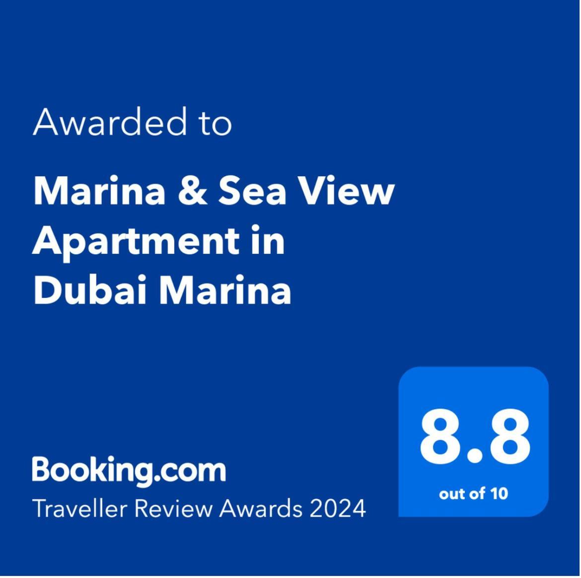 Newly Renovated Marina & Sea View Family Condo Dubái Exterior foto