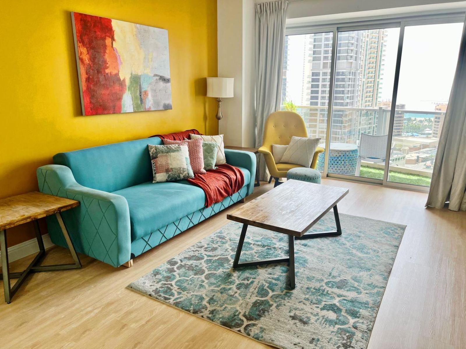Newly Renovated Marina & Sea View Family Condo Dubái Exterior foto